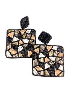 Nuevo diseño indio adornado a mano pendientes de cuentas de semillas para Mujer Accesorios múltiples lentejuelas bordado con cuentas regalo de fiesta de boda - Product Image 3