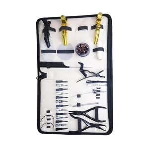 Kit de Herramientas Profesional para Extensiones de Cabello con Logotipo Personalizado, que Incluye Pinzas, Tijeras, Clips e Hilo para la Instalación de Extensiones en Salones de Belleza - Product Image 4