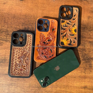 เคสโทรศัพท์หนังมีเครื่องมือที่ทันสมัยสินค้ามาใหม่เคสมือถือแบบวินเทจสุดหรูคุณภาพสูง14 Pro/15 Pro - Product Image 6