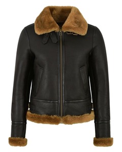 Chaqueta Bomber de Cuero Genuino Curtido para Hombre Trex Exports, Cuello Alto, Puños con Cierre de un Solo Botón, Relleno de Algodón, Resistente al Viento para Invierno - Product Image 1