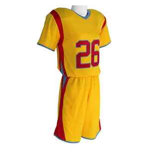 Vêtements de sport 100% polyester, tissu respirant pour la stabilité et la liberté de mouvement, uniforme de lacrosse pour homme - Product Image 5