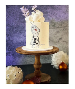 Soporte de pastel de madera de mango natural de estilo vintage con forma torneada para el hogar, fiestas y presentación de postres - Product Image 4