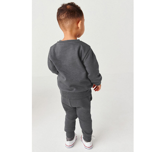 Conjuntos Deportivos Casuales para Niños con Logotipo de Marca Personalizado, 69% Algodón, 31% Poliéster, Color Negro, Ropa Deportiva para Niños, Conjunto Deportivo de Felpa Técnica - Product Image 6
