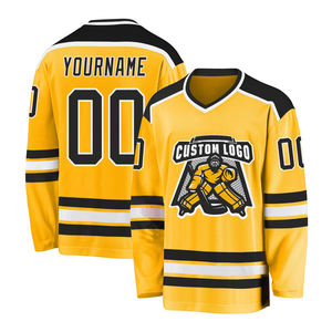 Maillot de hockey sur glace de qualité professionnelle, logo personnalisé, couleurs d'équipe sublimées, nom et numéro personnalisés, tenue de match, maillot de hockey sur glace - Product Image 1