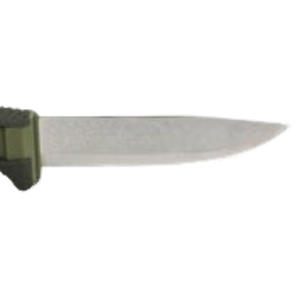 Cuchillos de Hoja Fija para Exteriores con Empuñadura Texturizada Verde Oliva, Hoja de Acero Inoxidable y Funda Protectora para Camping y Senderismo - Product Image 4