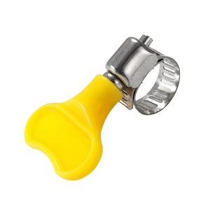 Thép mạ kẽm/Thép không gỉ phong cách Mỹ Ống kẹp với nhựa bướm Key xử lý trong nhiều màu sắc - Product Image 1