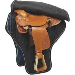 Capa de selim para cavalo ocidental de melhor qualidade, resistente à água e respirável com forro 600D Tafta e politecido para passeios a cavalo