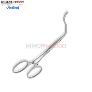 Juego de instrumentos Gregory Profunda: Pinzas de mandíbula DeBakey curvas anguladas, atraumáticas, de vástago recto, manuales, CE, para uso cardiovascular y vascular. - Product Image 4
