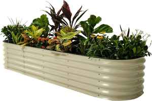 <b>Outdoor</b> Aluminum Garden Bed <b>Planter</b> Box Large Raised Vegetables Flowers Herbs Tall Galvanized Decor Design Durable Use OEM ODM - Product Image 2