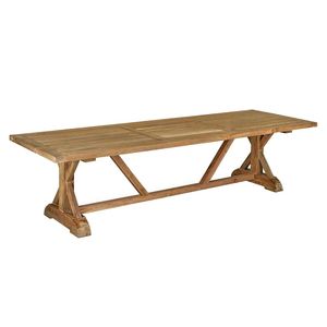 Luxury <b>Reclaimed</b> Teak Wood Dining <b>Table</b>-Waterproof Eco-Friendly Durable Modern Outdoor Garden Furniture - Product Image 1