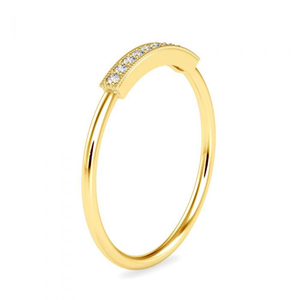 Bague de fiançailles et de mariage minimaliste à trois pierres en diamant de laboratoire taille baguette, plaqué rhodium 18 carats, sertie à griffes, en or délicat - Product Image 2