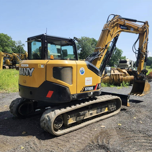 Excavadora de cadenas SY80U nueva de alta calidad con sistema hidráulico HYDAC y motor de 123 kW de alta eficiencia - Product Image 1