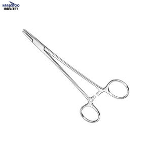 ที่จับเข็มแบบแมนนวล MAYO HEGAR ขนาด 18 ซม. สีเงิน ได้รับการรับรองมาตรฐาน CE ระดับ I - Product Image 1