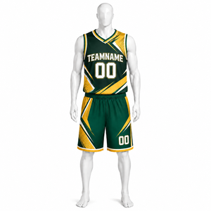 Ensemble de maillots de basket-ball personnalisés pour hommes, rouge, noir, blanc, sublimé, col en V, sans manches, uniforme sportif à séchage rapide pour adultes - Product Image 6