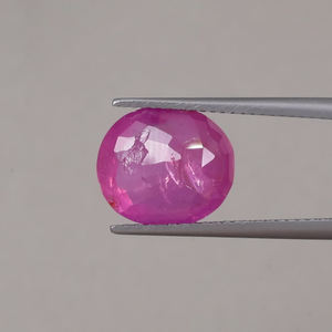 Vente en gros de rubis naturel rose, pierre précieuse non montée, 6,09 carats, taille ovale 12x10,5 mm, certifié IGI, taillé à la main, pour la fabrication de bijoux légers - Product Image 3