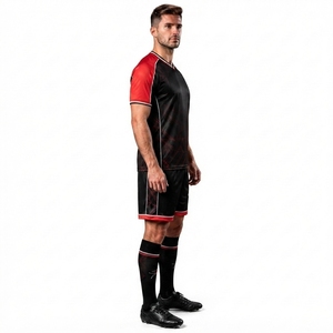 Custom Made Soccer Wear Slim Fit Uniforms Sublimation Printing on Plain Blank Material polyester <b>Name</b> Printing Style for Adults - Product Image 3