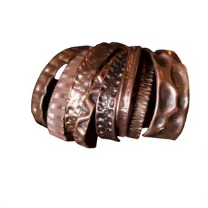 Premium Copper Magnetic Fashion Bracelet ladies flowery ladies wear hand wear copper healing - Product Image 4