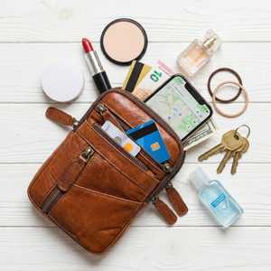 Men's Genuine <b>Leather</b> <b>Soft</b> Crossbody <b>Bag</b> Classic Flap Closure Durable Design Brown Color Large Capacity Business Use - Product Image 3
