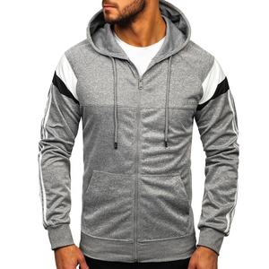 Sweat-shirts à capuche zippés en polaire pour hommes de haute qualité, coupe régulière, vente en gros, hiver, uni, teint, personnalisable - Product Image 1