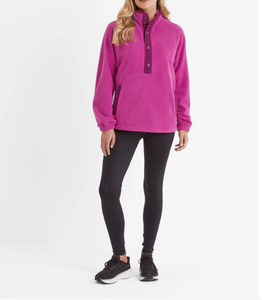 Sudadera Rosa de Felpa Francesa con Cuello Redondo, 100% Algodón, Lavado Ácido y Stonewashed, con Logotipo Personalizado para Mujer, Colección Otoño - Product Image 5