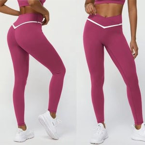 Pantalones de Yoga Personalizados para Mujer, Talla Grande, Diseño Sólido, Sublimación Impresa en Fábrica, con Cierre de Cordón - Product Image 1