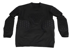 Outdoor Com Bat Padded Compression Shirts Pants EVA Goalie Body Armor Suit Impact Resistance Padded Fitness Gear For Men - Product Image 4