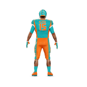 Maillots de football américain personnalisés de haute qualité, respirants, sublimés, à manches courtes, pour adultes, service OEM, styles à motifs, 100 % personnalisables sur le devant - Product Image 6
