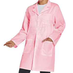 Safety Medical Lab Coat White Long Sleeve Breathable Durable Hospital Clinic Laboratory Workwear Daily Use - Product Image 5