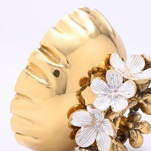 ชามโลหะทำมือพร้อมฐานลายดอกไม้ ขัดเงา ดีไซน์แบบจีนโบราณ สำหรับใส่ผลไม้และของว่าง เหมาะสำหรับเป็นของขวัญ - Product Image 5