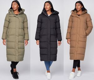 Hot Sell Oem Winter Luxury Plain Long Down Coats Custom Fashion Heat Transfer Logo Lapel Boxy Zip Thick Women'S Puffer Jacket - Product Image 6