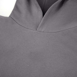 Sweat-shirts à épaules tombantes pour femme, sweat-shirts décontractés pour femme de haute qualité et à la mode, en coton gris - Product Image 6