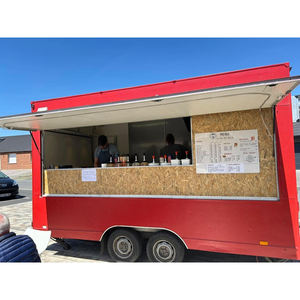 El Mejor Food Truck Cuadrado, Cocina Móvil Totalmente Equipada, Remolque de Comida Estándar para Catering - Product Image 3