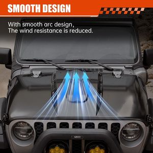 Capó Estilo Avenger para Jeep Wrangler JL JLU 2018+ y Gladiator JT 2020-2023, No Compatible con el Modelo Mojave 392 - Product Image 6