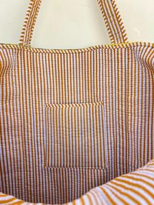 Bolsos de mano indios Acolchado Hecho a mano Bloque de algodón Impreso Bolso de compras de hombro grande Mujer - Product Image 6