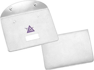 Estuche de Bolsillo Premium para Joyas Masónicas – Cartera de Cuero con Forro Suave para Joyas y Pines de Logia Masónica - Product Image 5