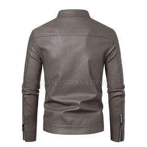 <b>Waterproof</b> New Arrival Leather Winter <b>Jacket</b> Latest Design Leather <b>Jacket</b> <b>Cheap</b> Price Leather <b>Jacket</b> - Product Image 3