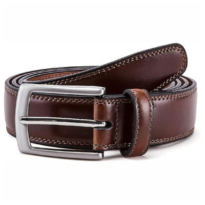 Cinturón de Cuero Vacuno de Alta Calidad con Hebilla de Acero para Hombre y Mujer, Estilo Clásico, Casual, Formal, para Jeans, Ajustable, Moderno y Duradero - Product Image 1