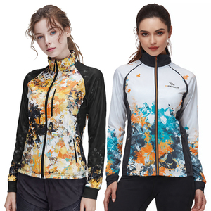 Vestes d'entraînement sublimées pour femmes, col montant, vente en gros - Product Image 1