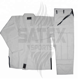 Uniforme de Karate Unisex Personalizado en Oferta, Diseño Frontal Personalizable, Secado Rápido, Transpirable, Conjuntos de Karate de Poliéster/Algodón de Fábrica - Product Image 1