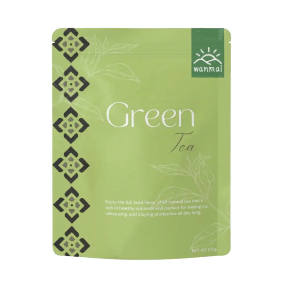 WANMAI29 tè verde in Kraft Steeping Bag tè istantaneo allo zenzero al miele sapore personalizzato tè in polvere stile di imballaggio personalizzato