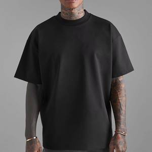 Camisetas de Diseño Personalizado para Hombre, Camiseta Lisa, Estilo Urbano, Oversize, de Algodón Grueso - Product Image 1
