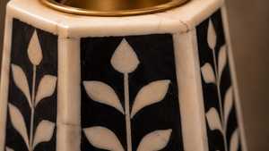Luxury Hand work Natural Bone and Resin Inlay <b>Incense</b> Burner with Brass Cup Arabic Oud <b>Box</b> for Middle East Market Decorative - Product Image 3