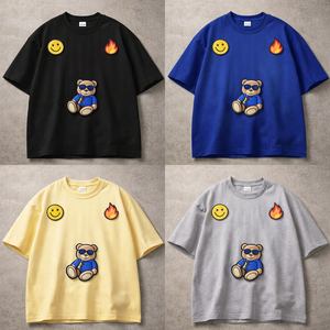 Sweat à capuche zippé pour homme, en polyester/coton épais, col rond, coupe oversize, épaules tombantes, respirant, séchage rapide - Product Image 2