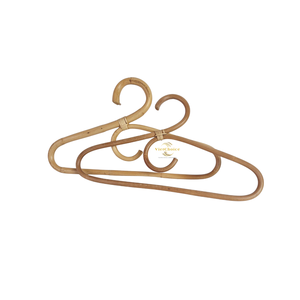 Cintre en bambou premium, écologique et naturel, pour magasin de vêtements et présentation en armoire - Product Image 3