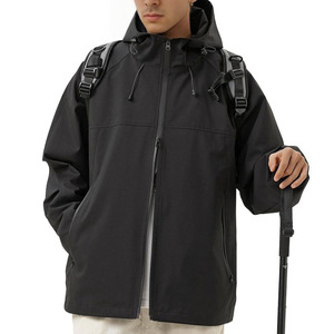 Chaqueta Técnica Softshell para Hombre, Ropa Resistente para Actividades al Aire Libre, Chaqueta Softshell para Senderismo - Product Image 4