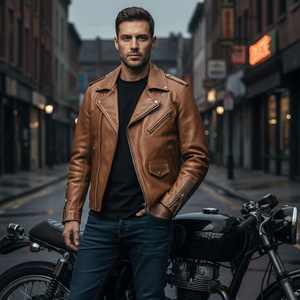 Vestes en cuir véritable chaudes pour l'hiver pour hommes et femmes, vestes en cuir décontractées, vêtements d'extérieur en cuir véritable élégants et confortables - Product Image 3