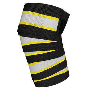 ผ้าพันเข่าแบบพับได้ น้ำหนักเบา ปรับได้ กันลื่น ทำจากยางธรรมชาติ สำหรับการฝึกยกน้ำหนักสำหรับผู้ใหญ่ - Product Image 3