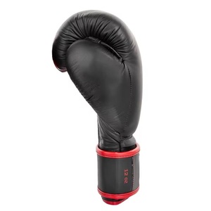 Guantes de Boxeo de Piel Auténtica de Primera Calidad, Personalizados al por Mayor, con Cierre de Cordones y Absorción de Humedad, para Entrenamiento Profesional - Product Image 2