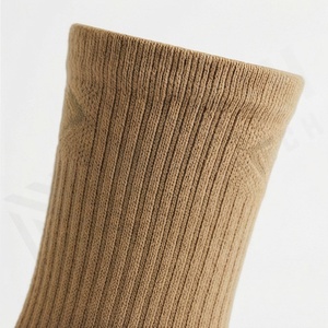 Crew <b>Socks</b> Solid Color Cotton Bamboo Fiber Breathable Knitted Regular Style Adult Spring Casual Daily Life Use - Product Image 4
