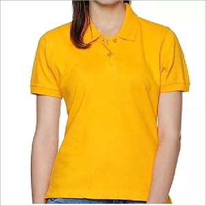 Haut d'été tendance pour femme, col polo, manches courtes, design basique, élégant, pour le bureau, à porter tous les jours - Product Image 1